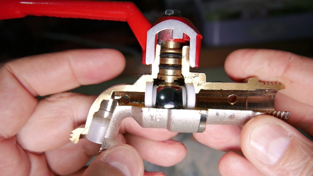 Ball Valve With Teflon Seals Cutaway YouTube