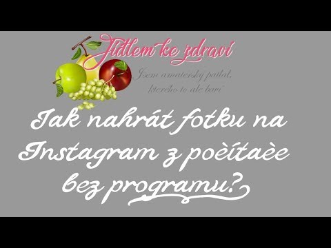 Jak nahrát fotku
