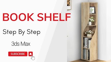 Book shelf in 3ds max | interior design 3ds max | #3dsmax #interiordesign #autocad @zna_studio