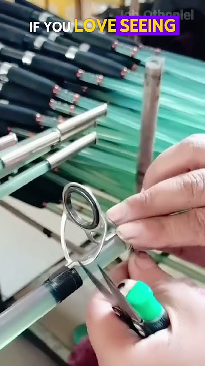 Amazing Skill Making Fishing Rod Guides – So Precise!