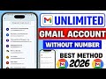 Unlimited Gmail Account Without Phone Verification 2026 | Unlimited Gmail Bangla Gmail Create 2026