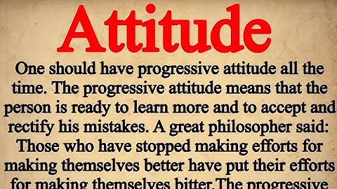 Attitude | moral story | easy stories in english | enjoy english stories