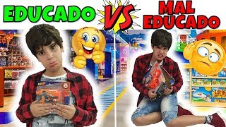 EDUCADO VS MAL EDUCADO COMPRANDO BRINQUEDOS | PEDRO MAIA