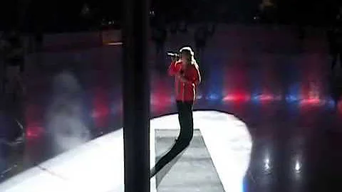 Kylie Stricklin National Anthem @Missouri Mavericks