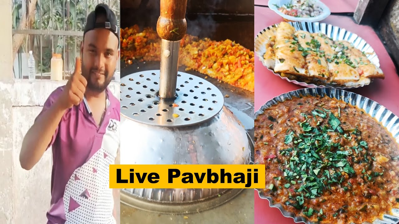 Best Live Pav Bhaji in Surat Surat Street Food Indian Street Food