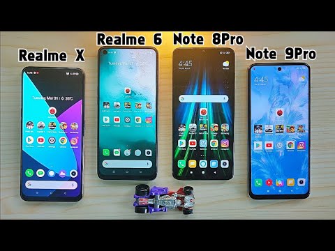 Redmi Note 9 Pro vs Note 8 Pro vs Realme 6 vs Realme X | Speed Test | Network | Boot Time!