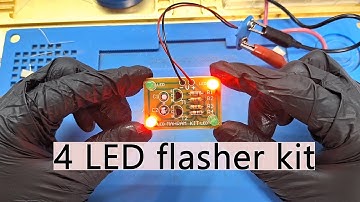 DIY LED Flashing Circuit | Beginner Soldering Project That Actually Works