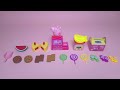 3 Minutes Satisfying With Unboxing Peppa Pig Candy Mini Cashier Set ASMR (No Music)