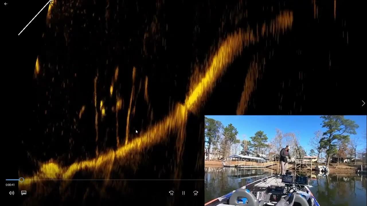 What a bass looks like on lowrance active target youtube