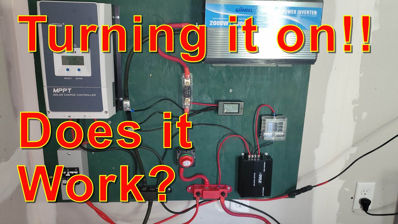DIY Solar Power System for The Off Grid Cabin - YouTube