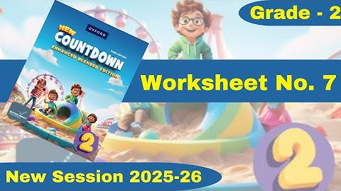 Worksheet No. 7 | Grade 2 | Oxford New Countdown | @iqrazahra269