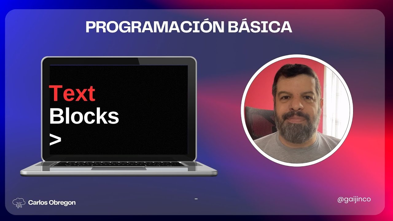 Curso de Programación Básica: Text Blocks - YouTube