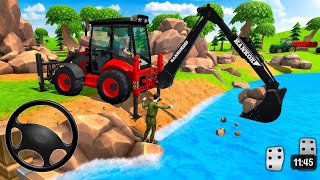 JCB Excavator Simulator Game | Heavy Construction Gameplay 🚜 #vairalvideo screenshot 4