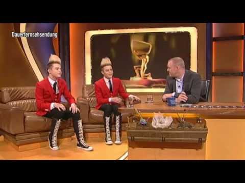 Jedward at "TV Total" (German TV-Show 26.05.2011)