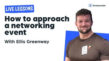 How to approach a networking event