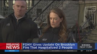 FDNY officials discuss Brooklyn fire