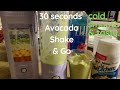 Avocado Shake 30 seconds Blendjet 鱷梨奶昔 Sinh Tố Bơ 30 giây.  #wongfayeusa