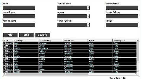 MEMBUAT FORM INPUT DATA DENGAN LISTVIEW PART 3 | EXCEL & VBA TUTORIAL