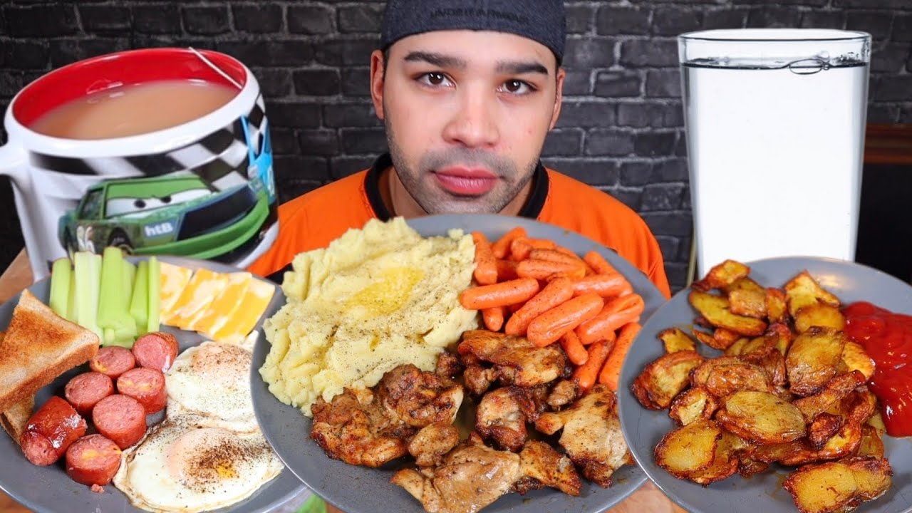 (АСМР) ВСЁ, ЧТО Я ЕЛ ЗА ДЕНЬ