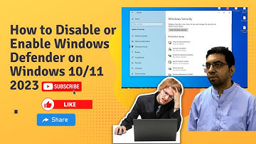 How to Disable or Enable Windows Defender on Windows 10/11 2023 😎😊