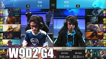 GIANTS vs ROCCAT | Week 9 Day 2 S6 EU LCS Spring 2016 | GIA vs ROC G2 W9D2 1080p