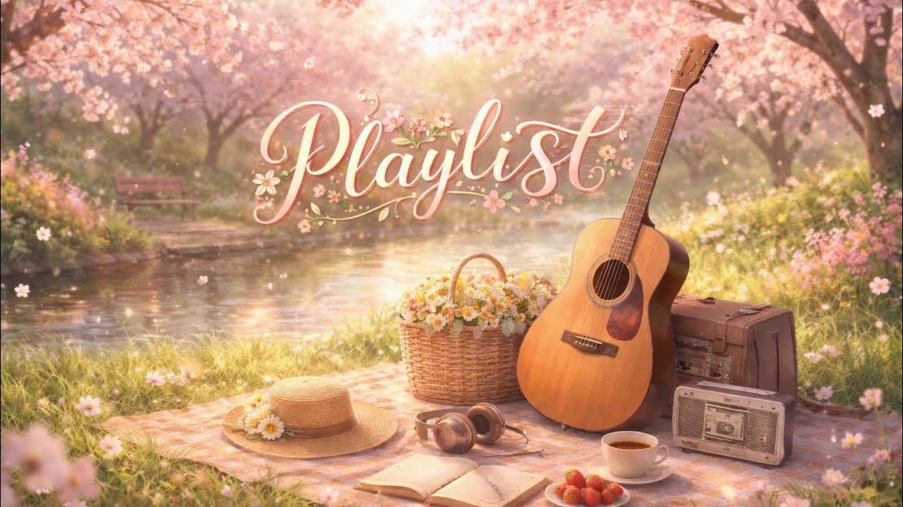 봄이 오고있나봐 . 따뜻한 플레이리스트 . 포근하고 잔잔한 평온함을 느껴 .