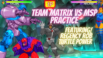 MvC2 - PSN Casuals Matrix Practice (Featuring Regency Rob and TurtlePower)