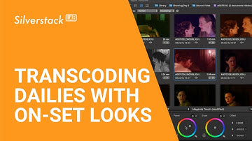 Matching on-set looks to clips for dailies transcoding