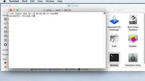 UTK OIT - Boot Camp Assistant Prep - How to thin Time machine local snapshots in Terminal