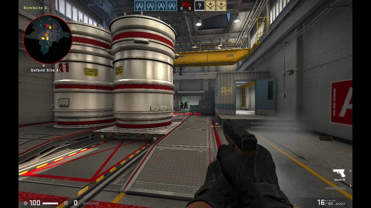 CS:GO Legacy War Games Retakes Nuke Terrorist Easy Gameplay - YouTube