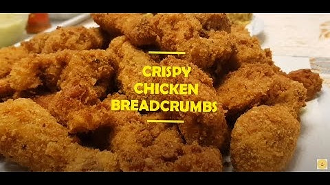 How to Cook Crispy Fried Chicken Wings Bread Crumbs | English Food