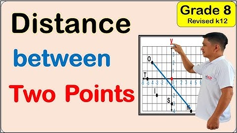 Math 8 DISTANCE BETWEEN TWO POINTS, SOLVE PROBLEMS MATATAG SECOND (2ND) QUARTER WEEK 2 #distance