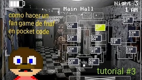 como hacer un fan game de fnaf en pocket code tutorial #3 | dalimbo 151