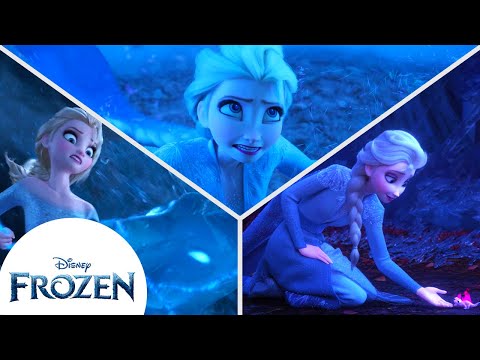 Elsa Tames the Spirits: Wind, Fire and Water | Frozen