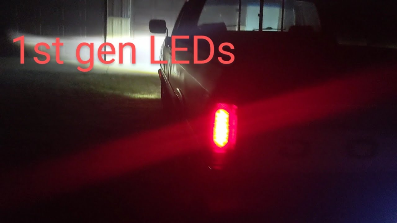 Установка светодиодных задних фонарей на Dodge Cummins 1992 года выпуска 1-го поколения