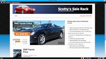 Used Car WordPress Microsite