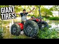 AMPHIBIOUS Four-Wheeler VS Swamp!