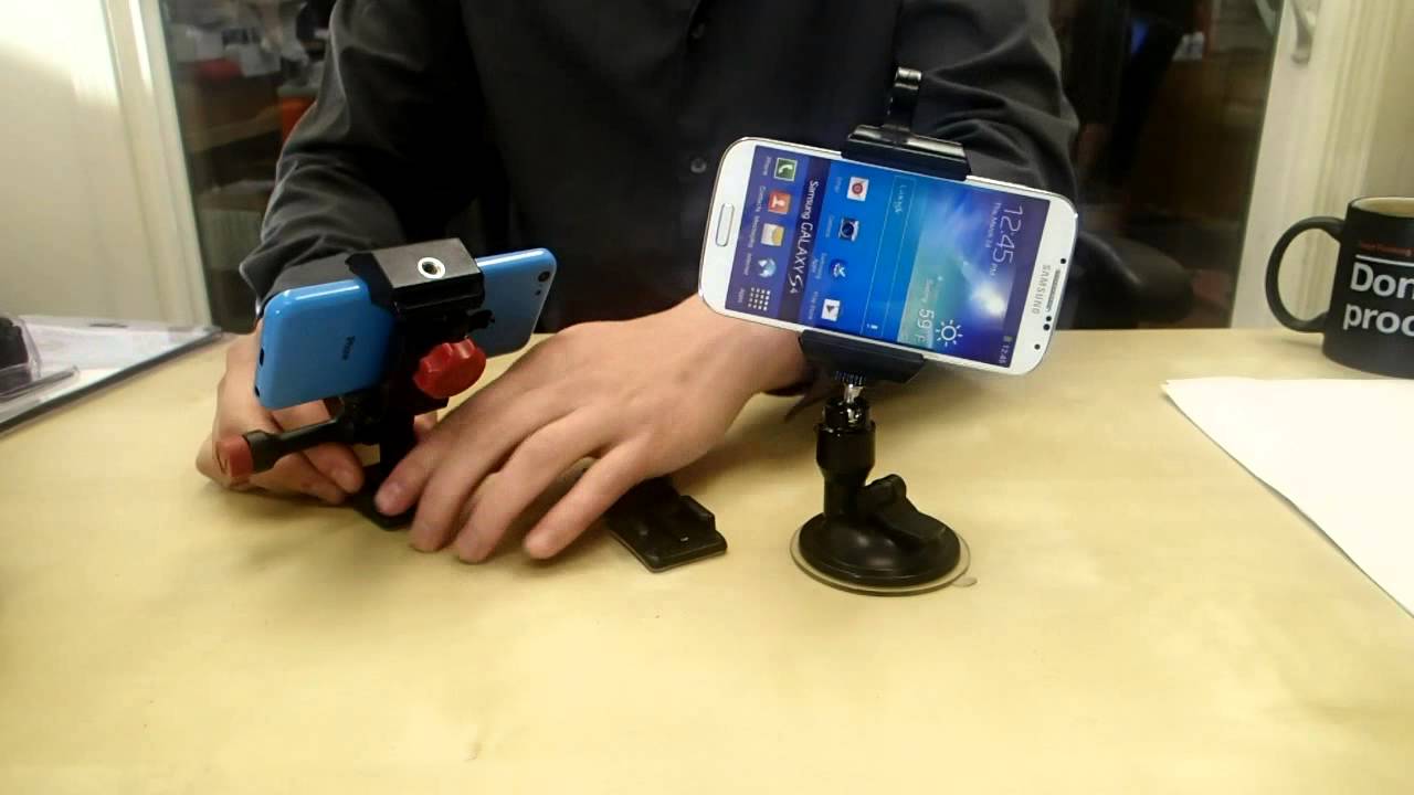 Video Camera Car Mount fits all cars and phones YouTube