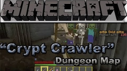 Minecraft - “Crypt Crawler” Dungeon Map