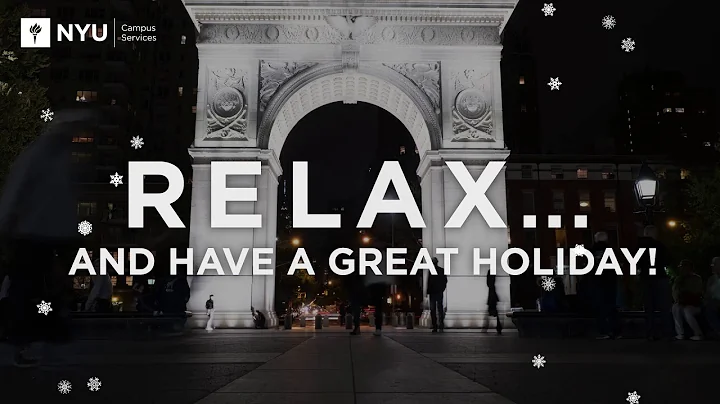 Happy Holidays From NYU Campus Services