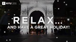 Happy Holidays From NYU Campus Services