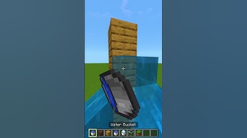 How To Make an Invisible Elevator in Minecraft! (Easy) #shorts