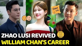 💫 Zhao Lusi Helped William Chan Revive His Career with Love’s Ambition — He’ll Never Forget Her! 💖✨
