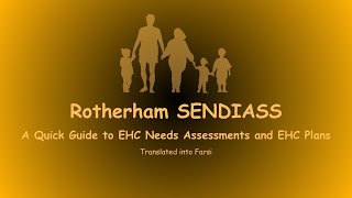A Quick Guide to EHC needs assessment and plans - translated into Farsi