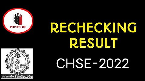 CHSE RECHECKING RESULT #rechecking #PHYSICS180