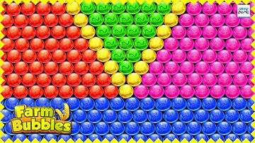 Farm Bubbles Game Level 1 - 10 🏆 ( Bubble Shooter Puzzle Game ) @GamePointPK