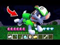 How to play PAW PATROL in Minecraft! WAIT WHAT PAW PATROL! moon 3:00 pm