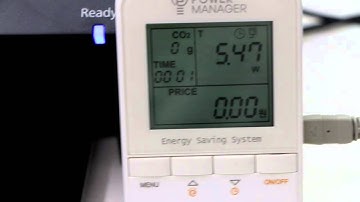 EPSON WorkForce DS-510  Power consumption & Speed Test