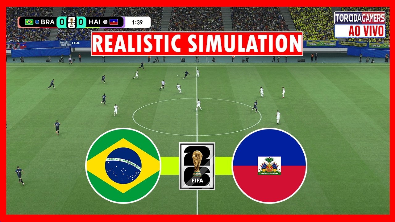 Brazil vs Haiti | FIFA World Cup 2026 | eFootball PES 2021 Simulation