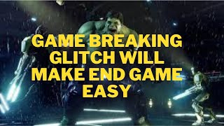 GAME BREAKING GLITCH FOR AVENGERS GAME WILL MAKE END GAME EASY